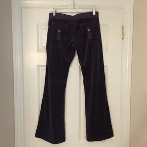 Juicy Couture Velour Wide Leg Pants, Size Medium